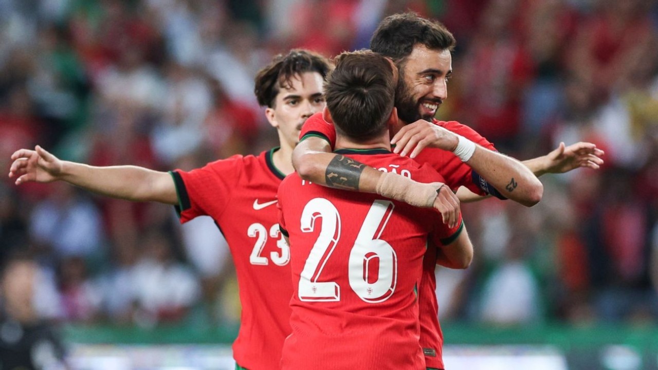 Ronaldo out as Fernandes lead Portugal to win