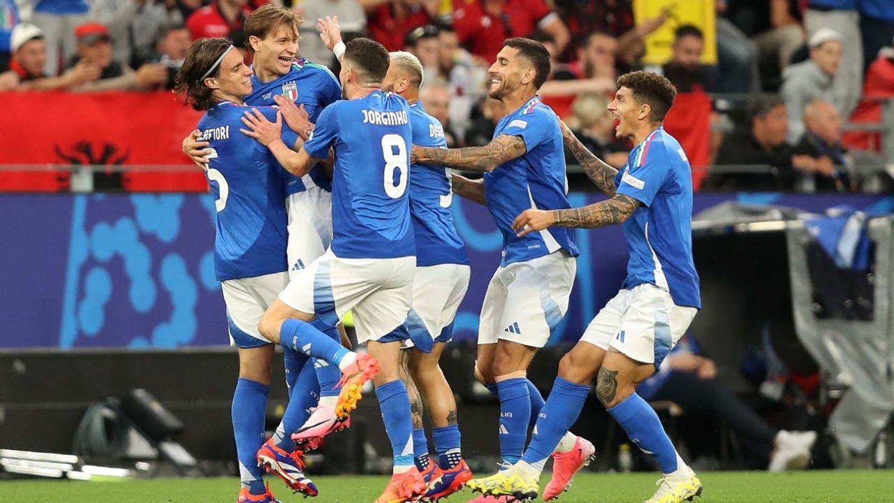 Italy overcome fastest-ever goal to edge Albania