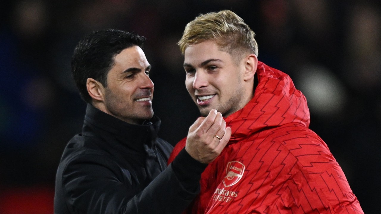 Mikel Arteta bids emotional farewell to Emile Smith Rowe following Fulham transfer