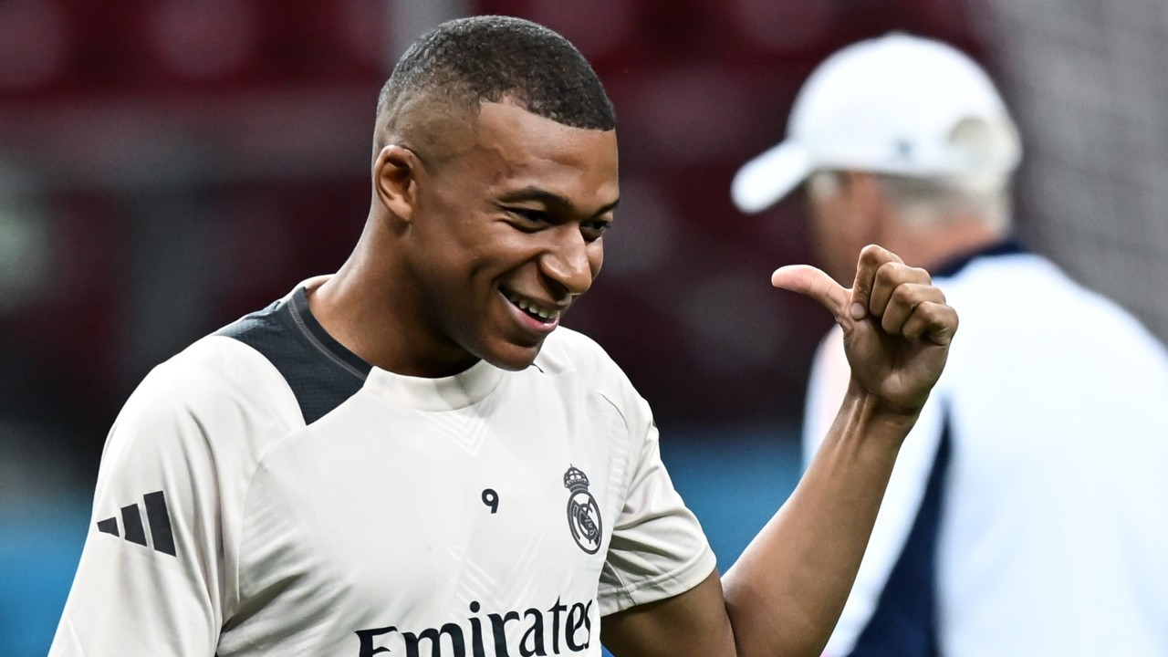 Kylian Mbappe makes Real Madrid debut in UEFA Super Cup