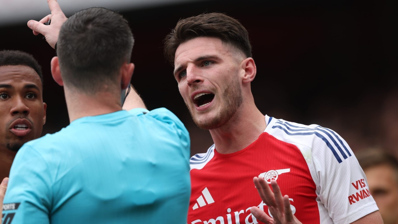 Declan Rice opens up on 'shocking' red card in Brighton draw