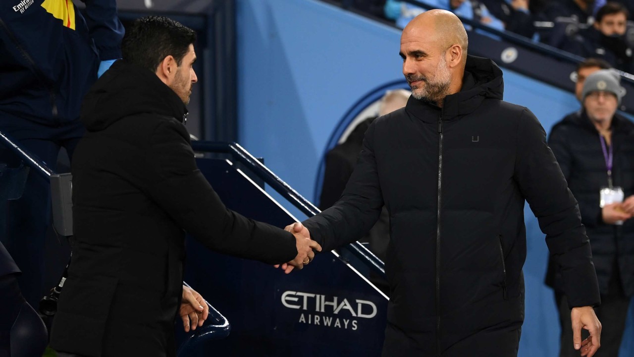 Pep Guardiola demands clarity from Mikel Arteta with promise of Arsenal 'war'