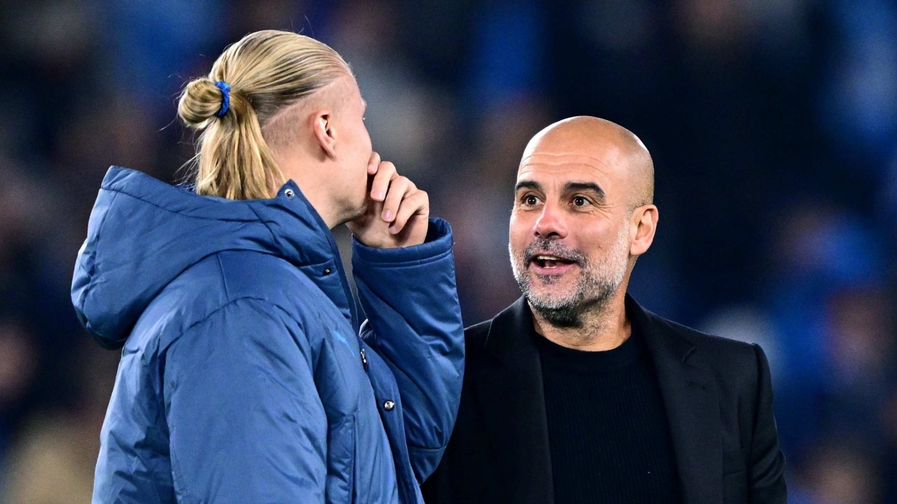 Pep Guardiola explains early Erling Haaland substitution in Slovan Bratislava win