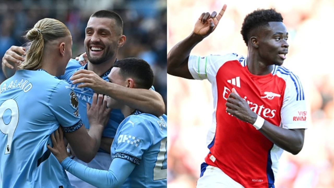 X reacts to surprise title race drama as Arsenal and Man City struggle to victory