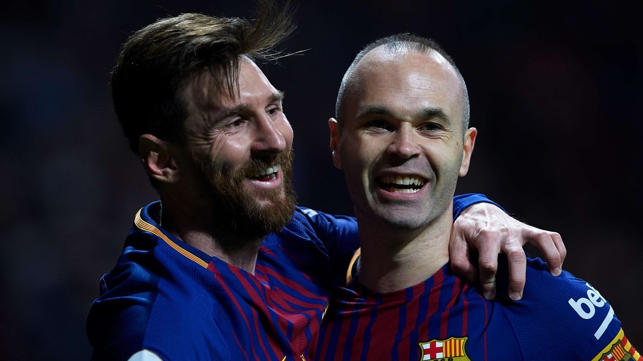 Lionel Messi pays emotional tribute to retiring Andres Iniesta