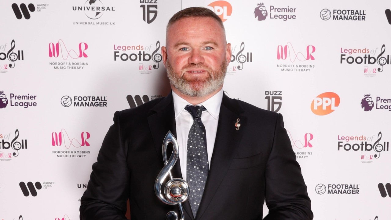 Wayne Rooney added to Legends of Football hall of fame