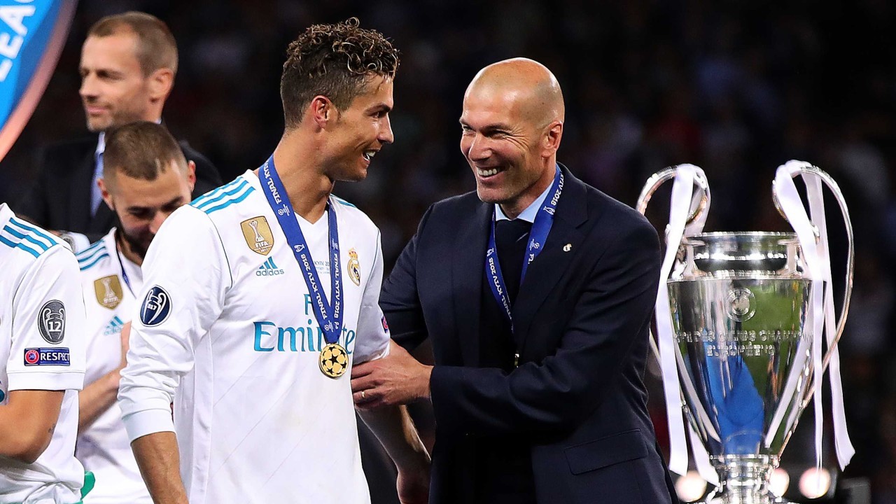 Zinedine Zidane ignores Cristiano Ronaldo when naming favourite Real Madrid players