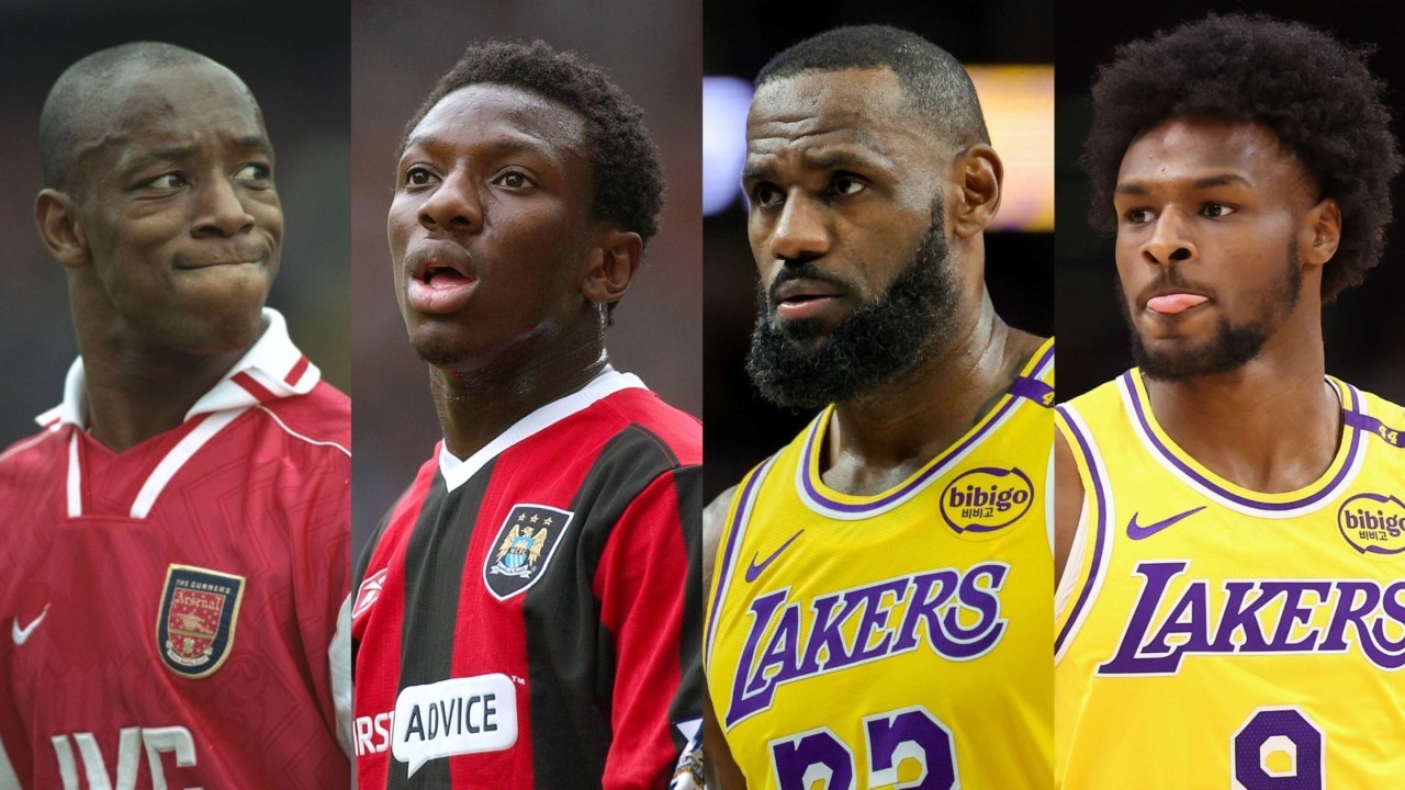 The Premier League's most iconic father & son duos after Lebron James makes history in the NBA