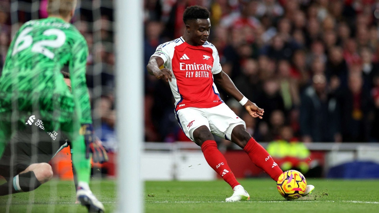 Bukayo Saka reaches huge Premier League milestone in Liverpool clash