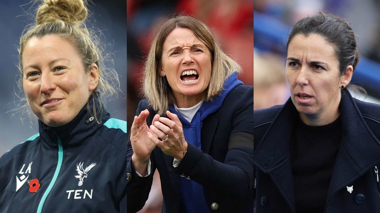 How does number of female coaches in WSL compare to rest of the world?