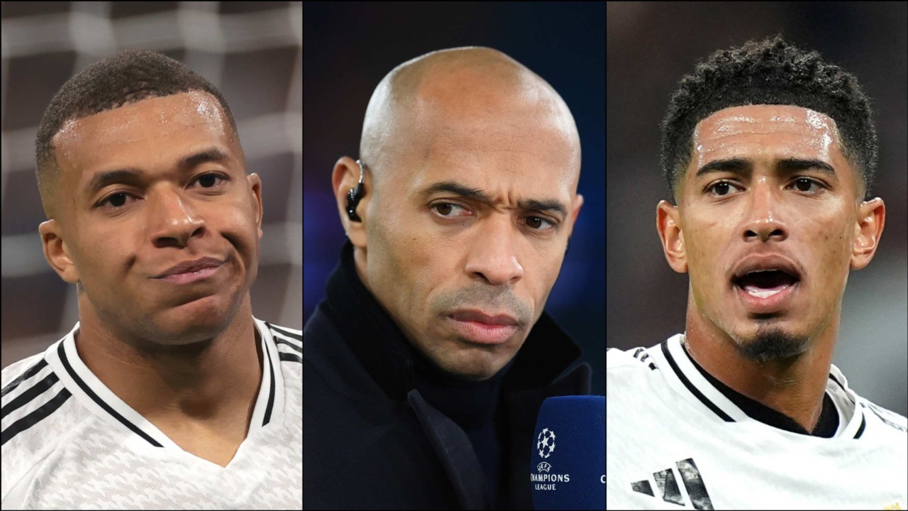 Thierry Henry defends Jude Bellingham in scathing Kylian Mbappe attack