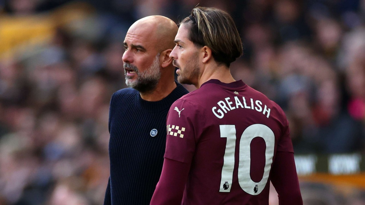 Bemused Pep Guardiola criticises England call-up for Jack Grealish