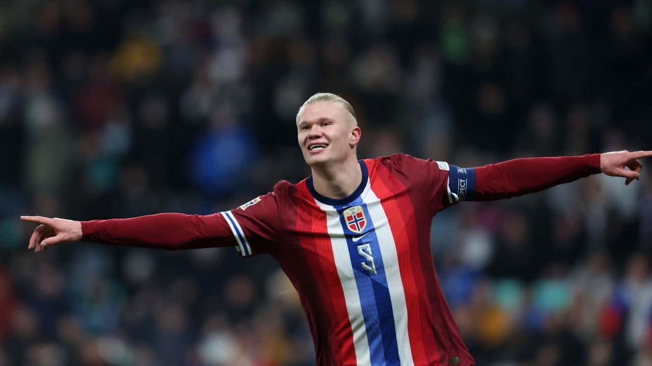 Erling Haaland extends Norway goal record but is short of European scoring title