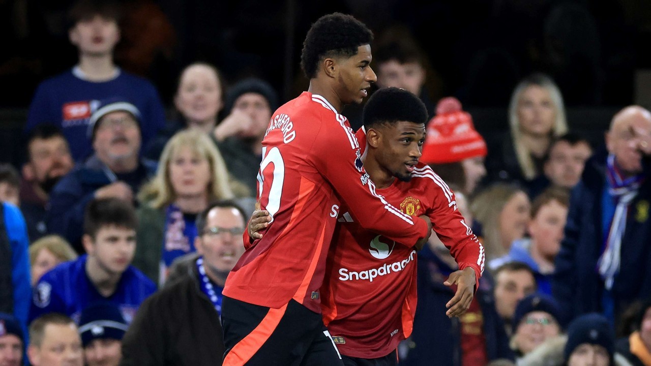 Marcus Rashford scores 80 seconds into Ruben Amorim's first Man Utd game